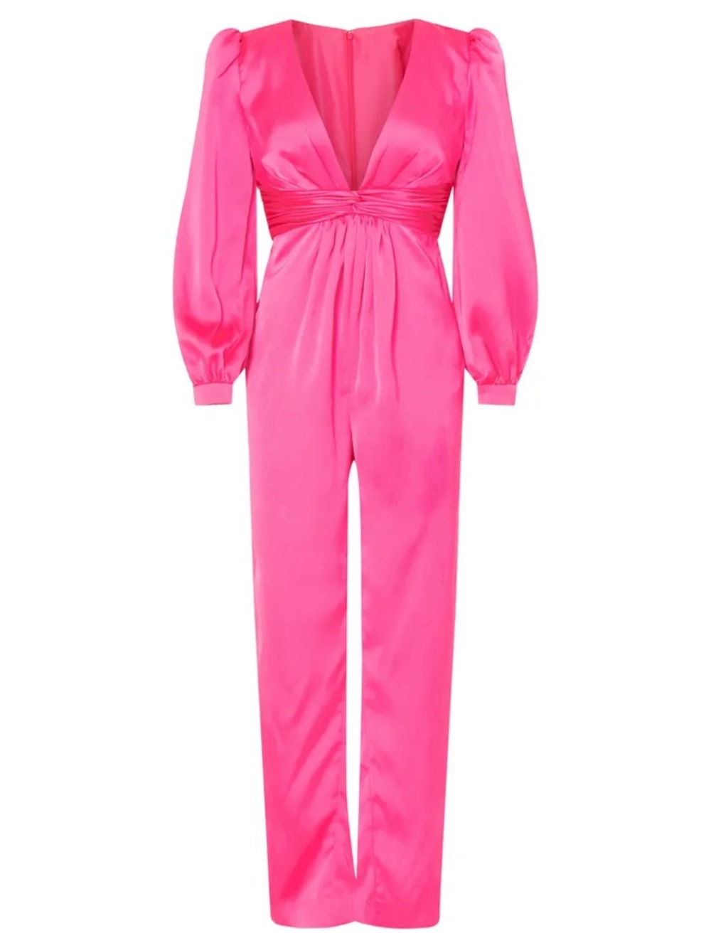 Puff Sleeve Jumpsuit Ieena for Mac Duggal Sz 2 - Picture 6 of 10